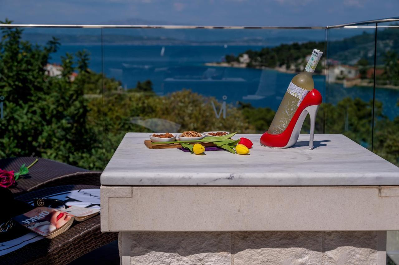 Uniquely Designed Villa Ivana With Outdoor Jacuzzi Nearby The Pebble Banje Beach At The Island Of Solta Rogač Esterno foto